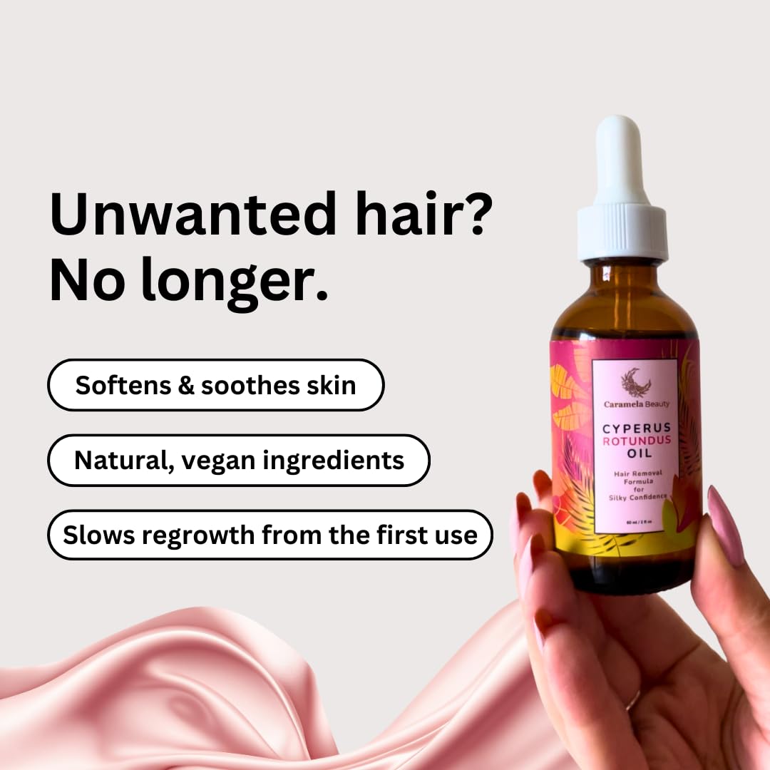 Cyperus Rotundus Oil for Hair Reduction